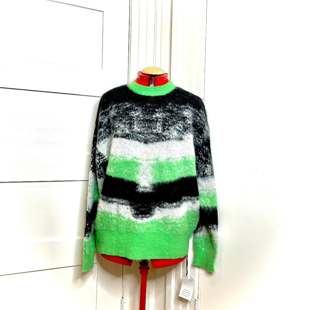 Mohair multi-coloured sweater